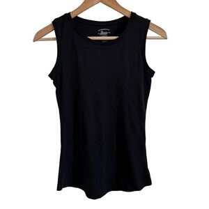 G.H. Bass & Co. Black Sleeveless‎ Tank Top Basic Casual Everyday XS